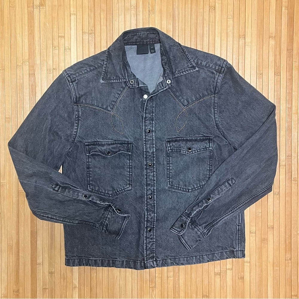 ASOS Pearl Snap Western Shirt Jacket - XXS